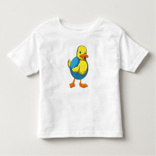 Duck at Swimming with Swim ring Toddler T-Shirt