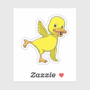 Duck at Yoga Stretching exercise