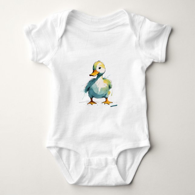 duck baby bodysuit (Front)