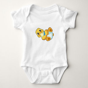 Duck Baby bottle Milk Baby Bodysuit