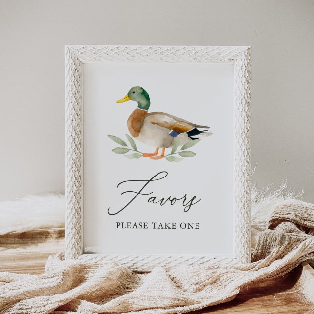 Duck Baby Shower Favours Sign (Creator Uploaded)