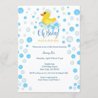Duck Baby Shower Invitation