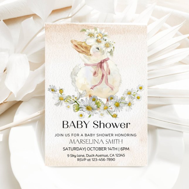 Duck Baby Shower Party  Invitation (Creator Uploaded)