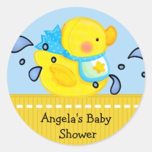 Duck Baby Shower Sticker