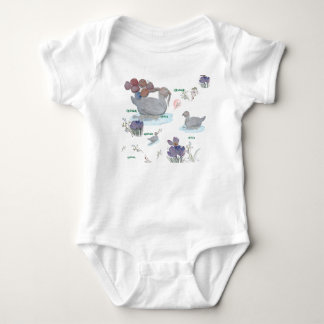 Duck Balloons Nursery Theme Baby Clothes Bodysuit