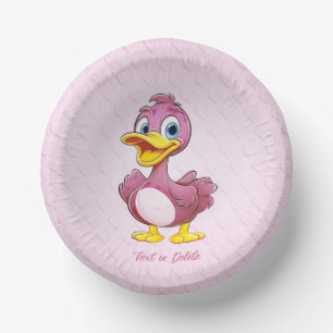 Duck Balloons Paper Bowl Paper Plate