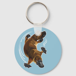 duck-billed platypus key ring