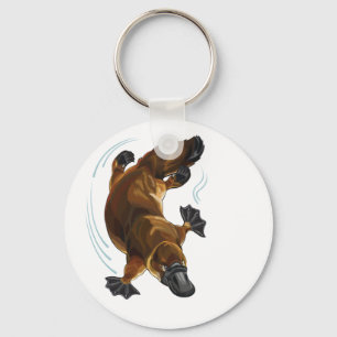 duck-billed platypus key ring
