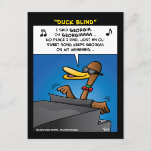 "Duck Blind" Postcard