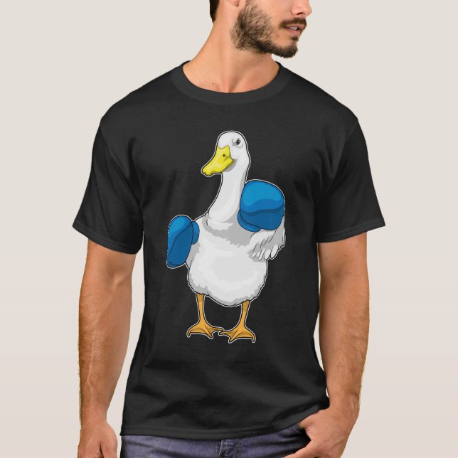 Duck Boxer Boxing gloves Boxing T-Shirt (Front)