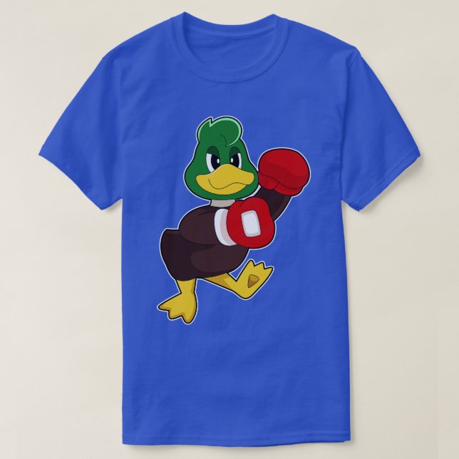 Duck Boxer Boxing gloves T-Shirt (Design Front)