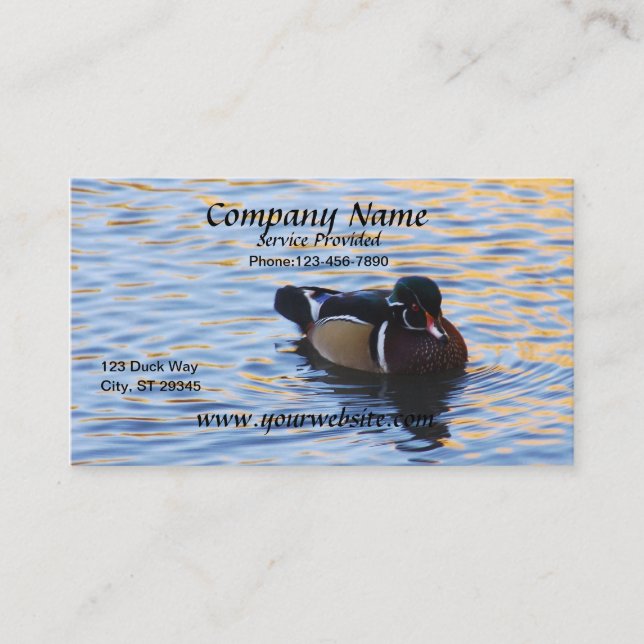 Duck Business Card (Front)