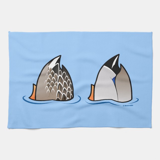 Duck Butts Tea Towel (Horizontal)