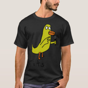 duck canine dog print T-Shirt