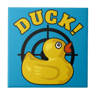 Duck! Ceramic Tile
