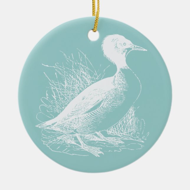 Duck Ceramic Tree Decoration (Front)