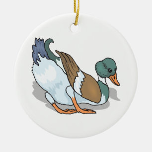 Duck Ceramic Tree Decoration