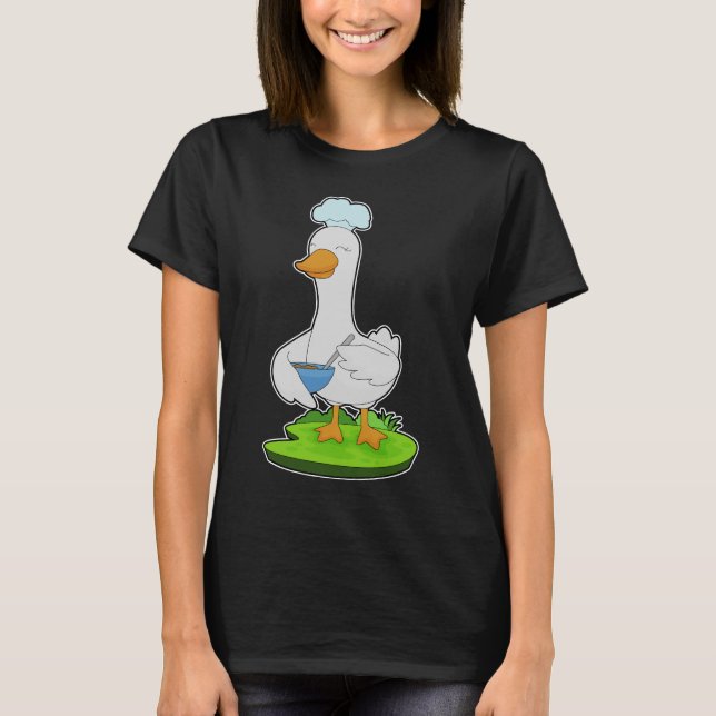 Duck Chef Bowl T-Shirt (Front)