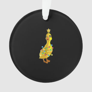 Duck Christmas Tree T  Lights Decor Star Gift Xmas Ornament