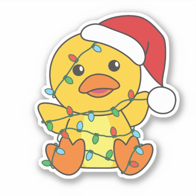 Duck Christmas Winter Animals Holiday Duck (Front)