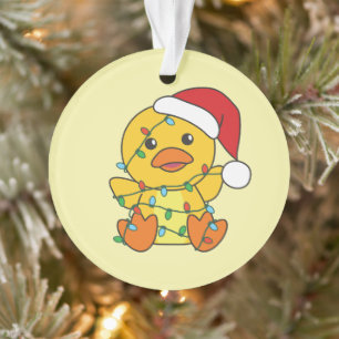 Duck Christmas Winter Animals Holiday Duck Ornament