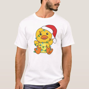 Duck Christmas Winter Animals Holiday Duck T-Shirt