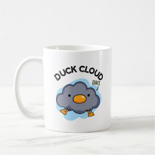 Duck Cloud Funny Weather Pun  Coffee Mug