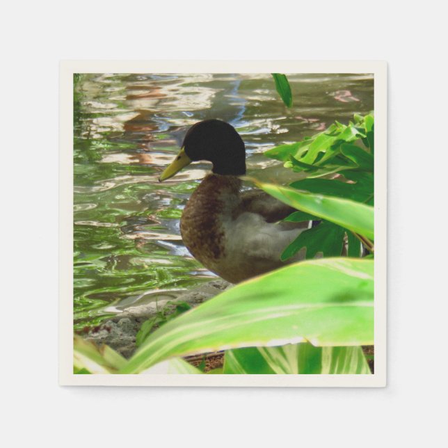 Duck Cocktail Paper Napkins (Front)