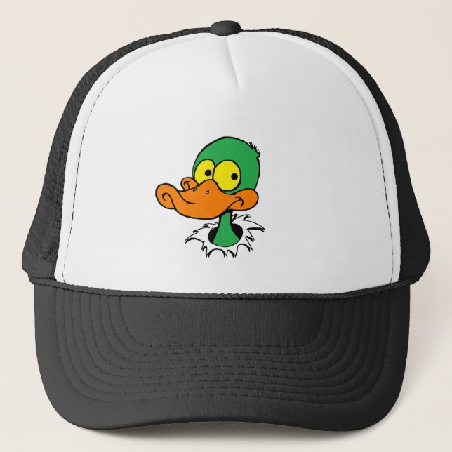 DUCK -colour no BACKGROUND Trucker Hat (Front)