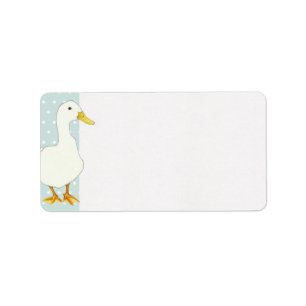 Duck Cool dots Address Label