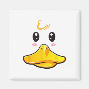 Duck Costume Cute Rubber Ducky Face Halloween Magnet