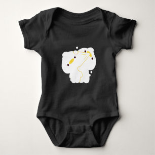 Duck Couple Baby Bodysuit