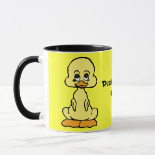 Duck Creek, Ohio yellow duck ringer ceramic mug