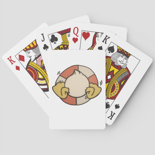 Duck Cruise Butt Playing Cards (Back)