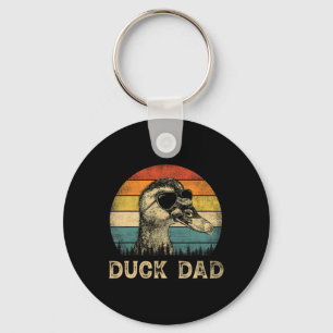 Duck Dad Duck Lovers Daddy Father's Day Key Ring