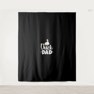 Duck Dad Funny Water Ducklings Farmer Gifts Tapestry