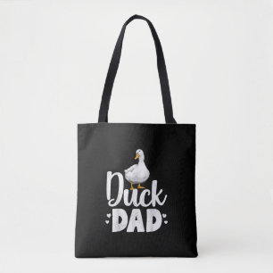 Duck Dad Funny Water Ducklings Farmer Gifts Tote Bag