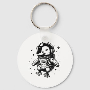 Duck Dad Mum Space - Astronaut Duck  Key Ring