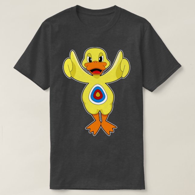 Duck Darts Bullseye T-Shirt (Design Front)
