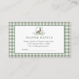 Duck DIaper Raffle Business Card