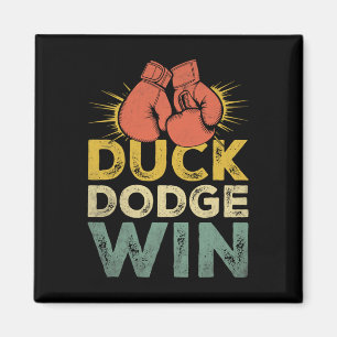 Duck Dodge Win Boxer Sports Strength Gym Athlete B Magnet