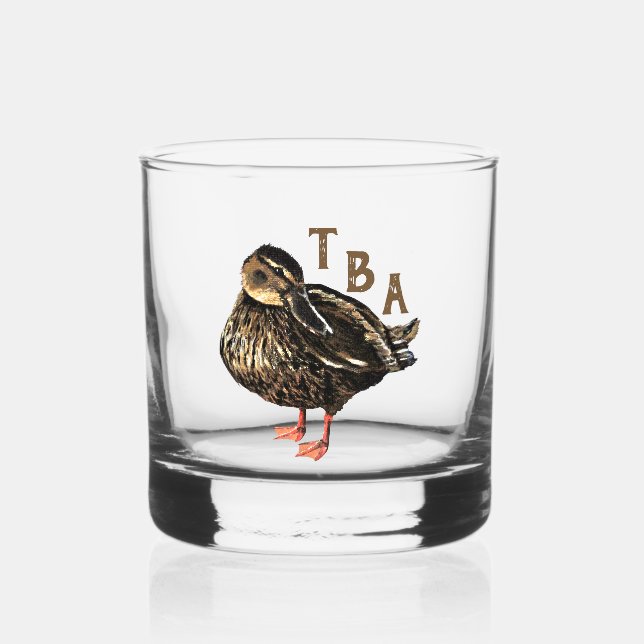 Duck Drinking Glass (Front)