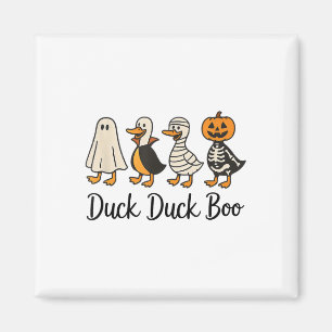 Duck Duck Boo Costume Funny Goose Halloween _1 Magnet