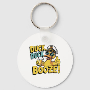 Duck Duck Booze Funny Cruise Family Matching Cruis Key Ring
