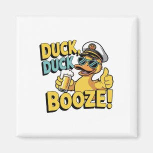 Duck Duck Booze Funny Cruise Family Matching Cruis Magnet