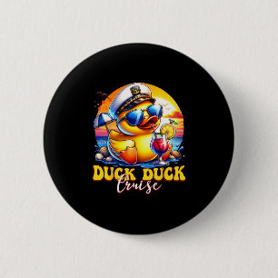 Duck Duck Cruise Funny Family Cruising Matching Gr 6 Cm Round Badge