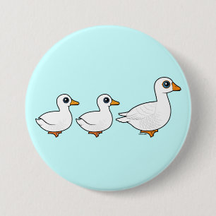 Duck Duck Goose Domestic 7.5 Cm Round Badge