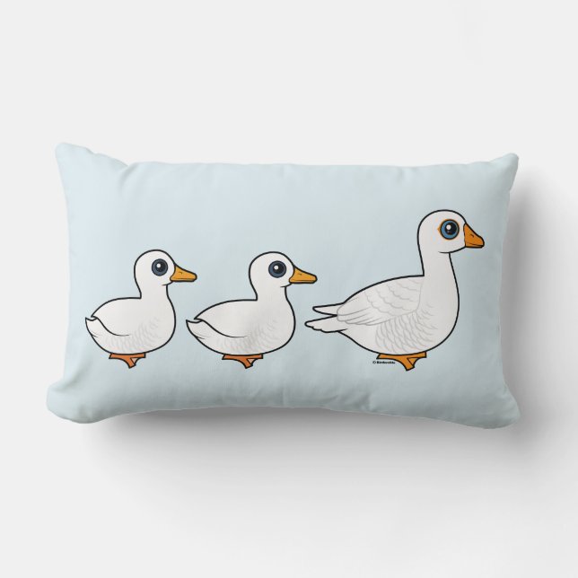 Duck Duck Goose Domestic Lumbar Cushion (Front)