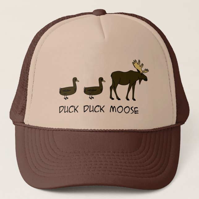 Duck Duck Moose Trucker Hat (Front)
