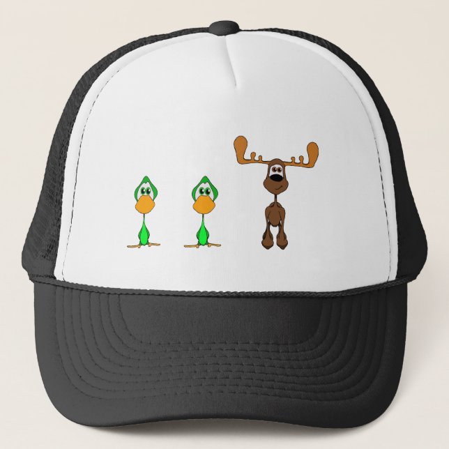 Duck Duck Moose Trucker Hat (Front)